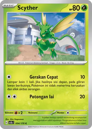 Scyther (Black Shine 004/170)