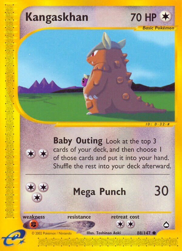 88/147 Kangaskhan AQ Common