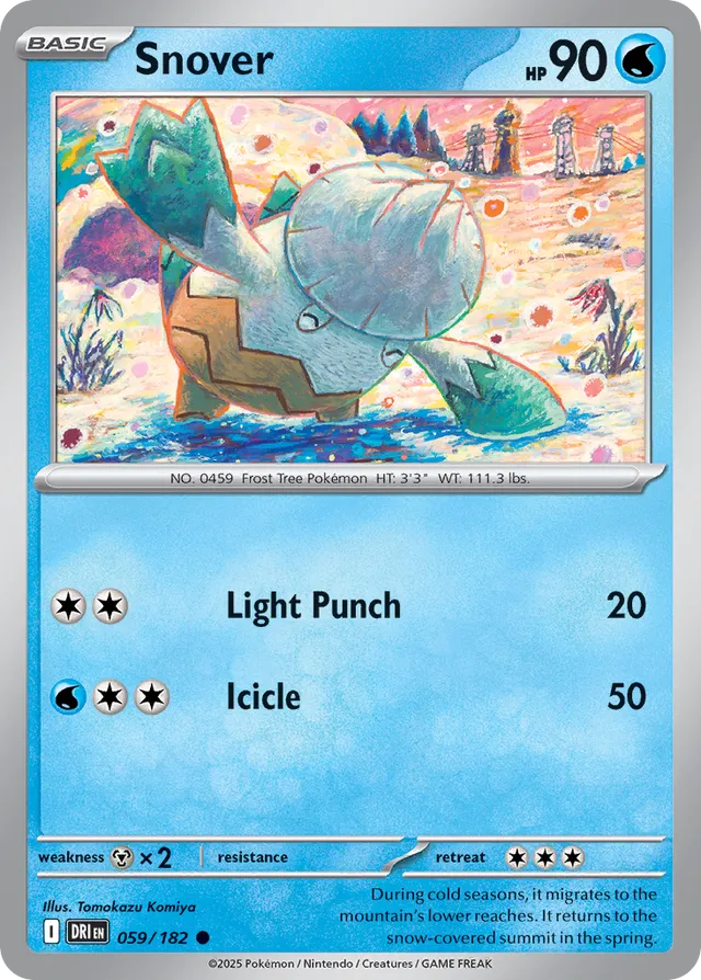 Snover Destined Rivals 059/182 Common