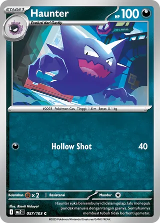 Haunter (Blue Blaze 057/103)