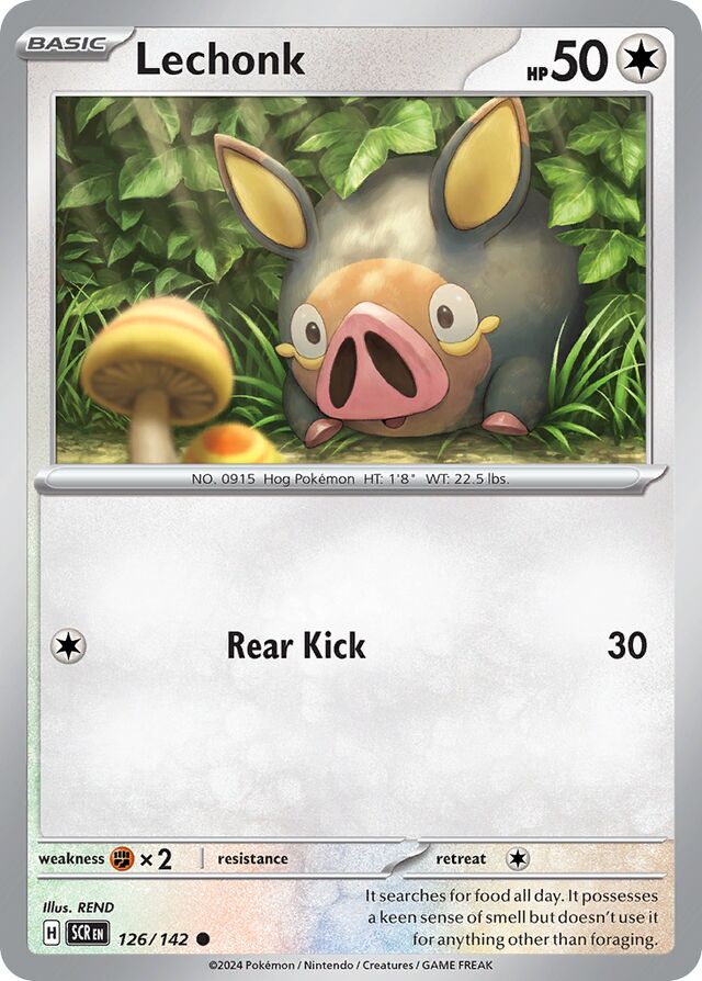 126/142 Lechonk SCR Common
