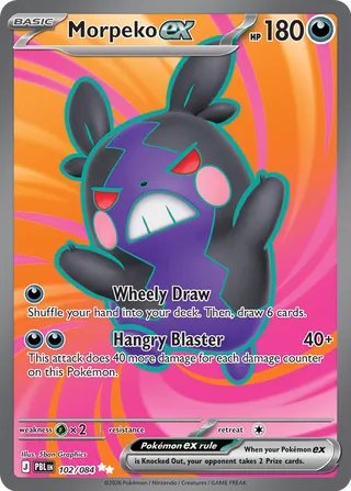 Morpeko ex (Pitch Black 102/084)