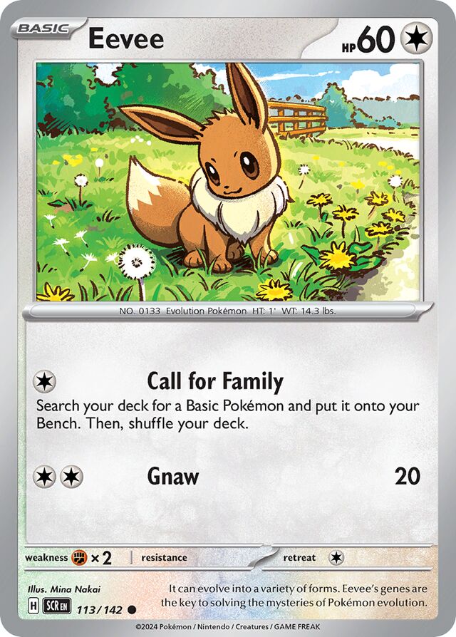 Eevee Stellar Crown 113/142 Common