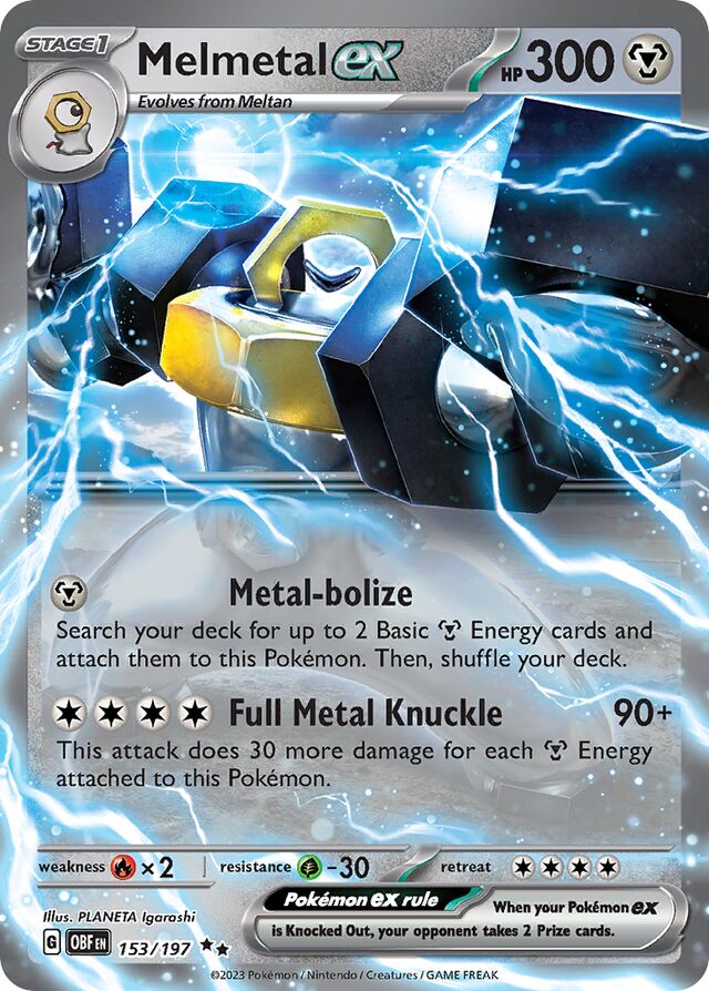 153/197 Melmetalex OBF Double Rare