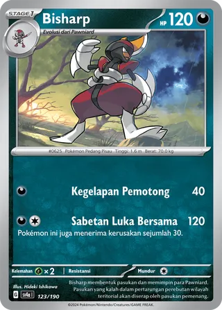 Bisharp (Shiny Treasure ex 123/190)