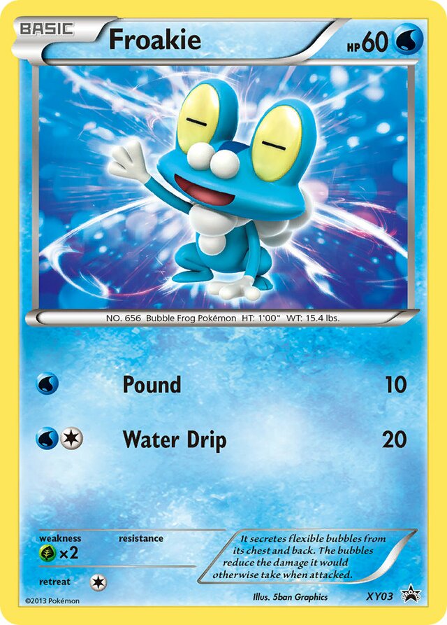 Froakie XY Black Star Promos XY03 PROMO