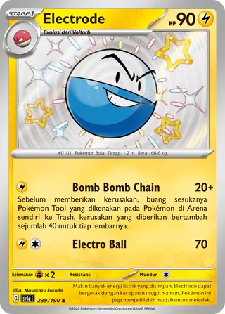 Electrode (Shiny Treasure ex 239/190)