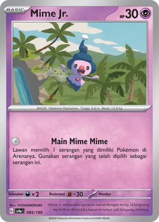 Mime Jr. (Shiny Treasure ex 085/190)
