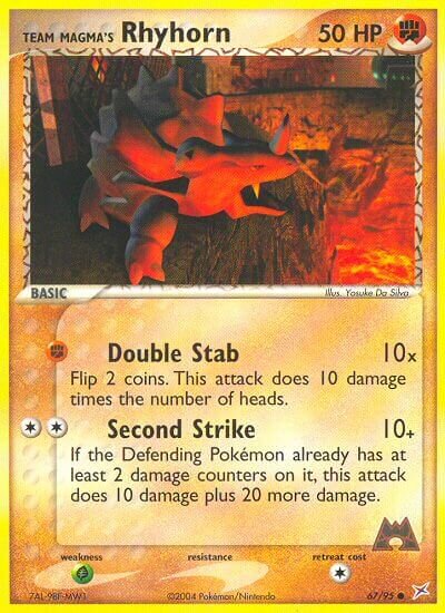 67/95 Team Magma's Rhyhorn MA Common