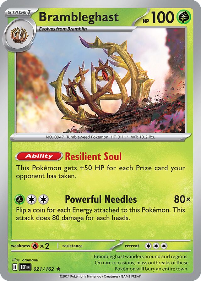 021/162 Brambleghast TEF Rare
