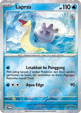Lapras (Scarlet & Violet Promos 123/SV-P)