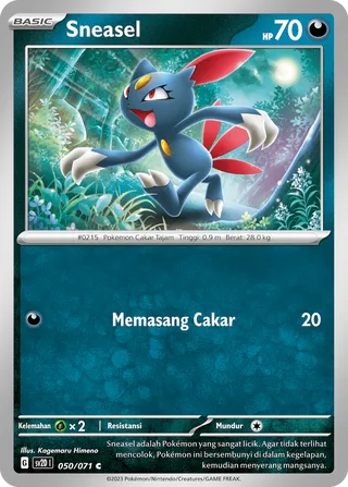 Sneasel (Clay Burst 050/071)