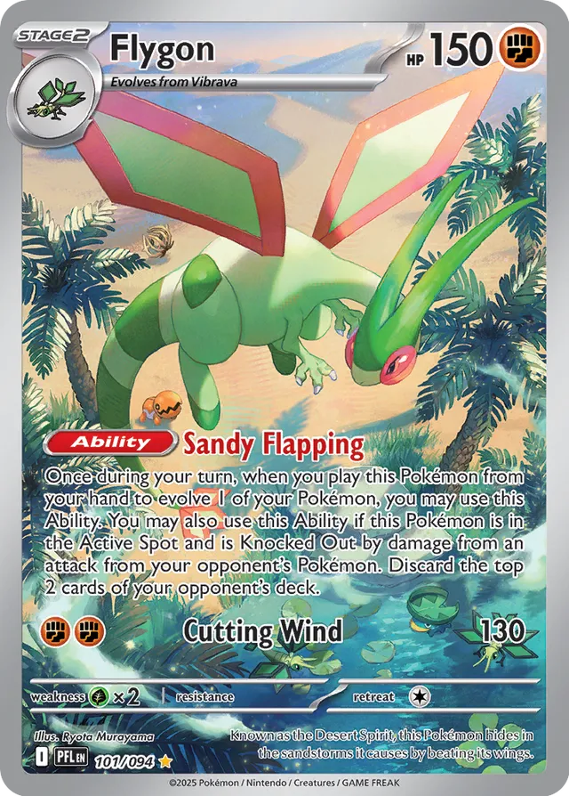 101/094 Flygon PFL Illustration Rare