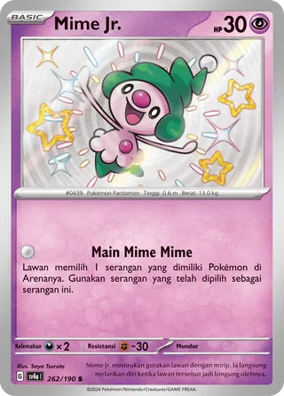 Mime Jr. (Shiny Treasure ex 262/190)