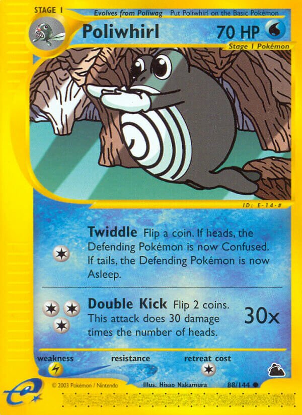 88/144 Poliwhirl SK Common
