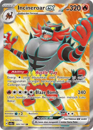 Incineroar ex (Ace Paradox 169/142)