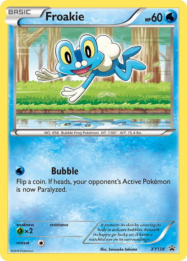 Froakie XY Black Star Promos XY138 PROMO