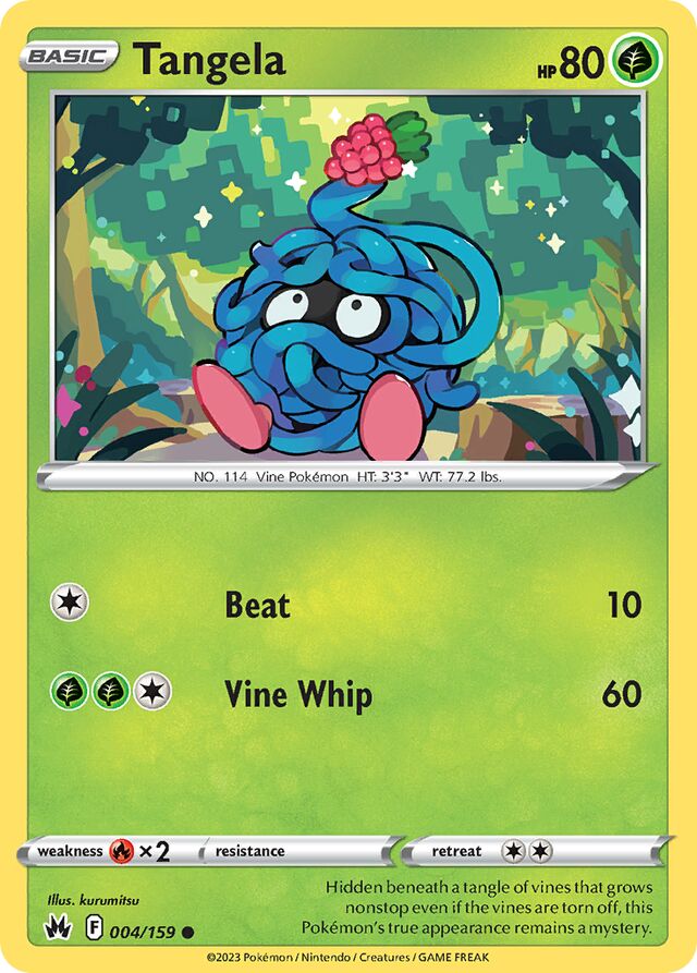 Tangela Crown Zenith 004/159 Common