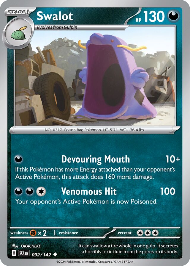 092/142 Swalot SCR Uncommon
