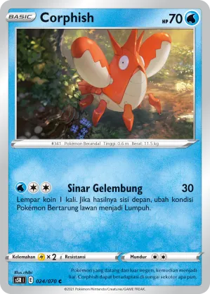 Corphish (Rapid Strike Master 024/070)