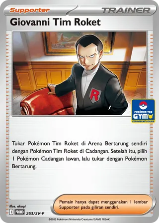 Team Rocket's Giovanni (Scarlet & Violet Promos 263/SV-P)