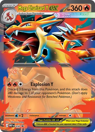 Mega Charizard Y ex (Mega Evolution Promos 030)