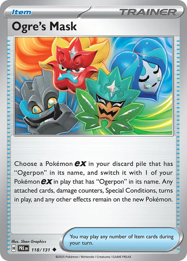 Ogre's Mask Prismatic Evolutions 118/131 Uncommon