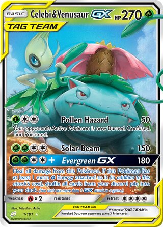 Card Pikachu & Zekrom-GX 162/181 da coleção Team Up