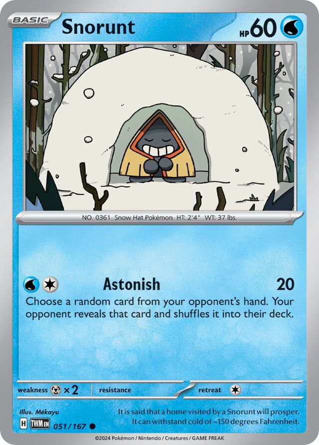 Snorunt Twilight Masquerade 051/167 Common