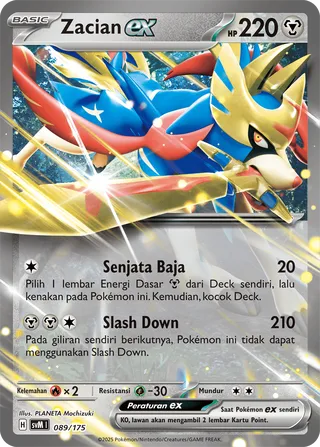 Zacian ex (Generations Starter Decks 089/175)