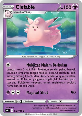 Clefable (Star Birth 042/100)