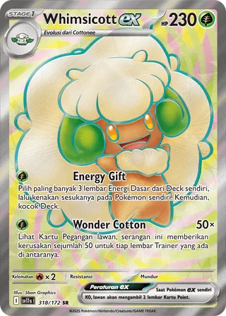 Whimsicott ex (Black & White 318/172)
