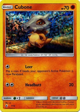Cubone McDonald's Collection 2018 7/12 —