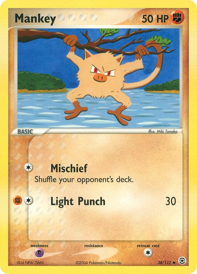 38/112 Mankey RG Uncommon