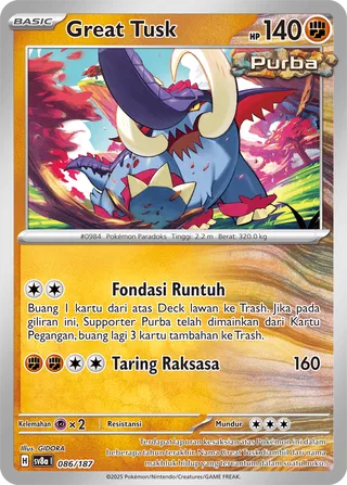 Great Tusk (Terastal Festival ex 086/187)