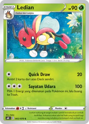 Ledian (Jet-Black Spirit 002/070)