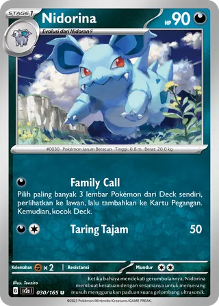 Nidorina (Pokémon Card 151 030/165)
