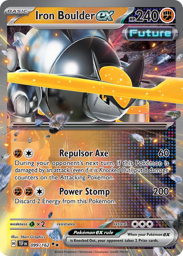 099/162 Iron Boulderex TEF Double Rare