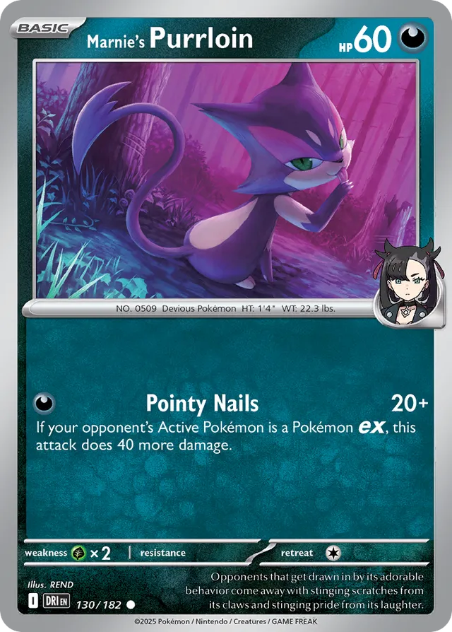 Marnie's Purrloin Destined Rivals 130/182 Common