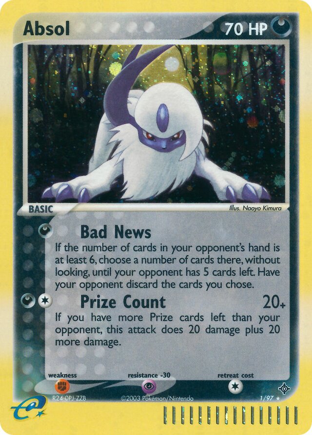 1/97 Absol DR Rare Holo