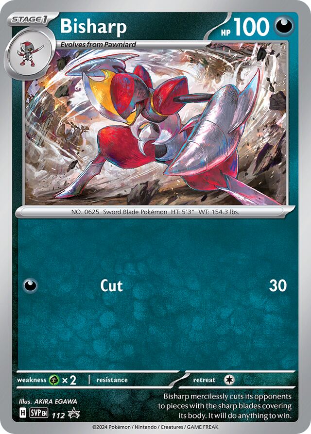 Bisharp [Darkrai Deck] SVP Black Star Promos 112