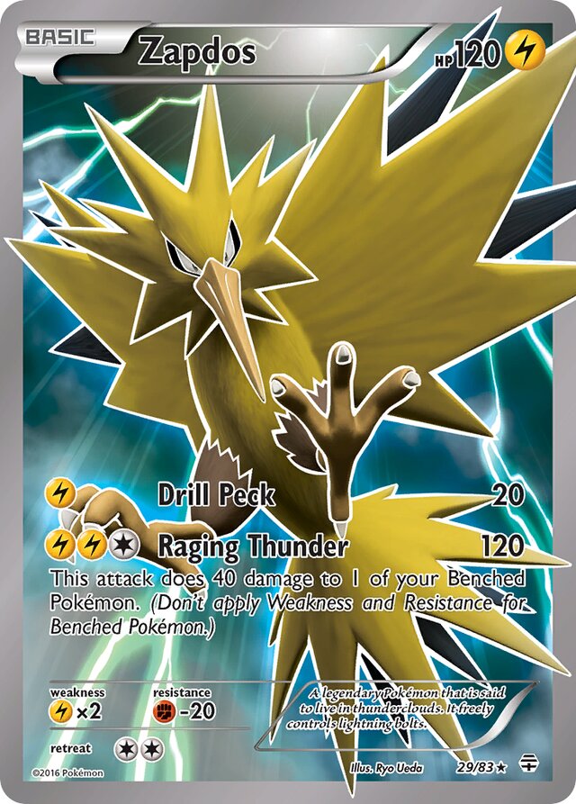 Zapdos Generations 29/83 Rare Holo