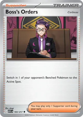 Boss's Orders (Ascended Heroes 183/217)
