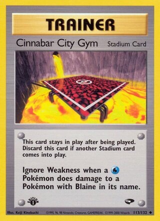 Cinnabar City Gym (Gym Challenge 113/132)