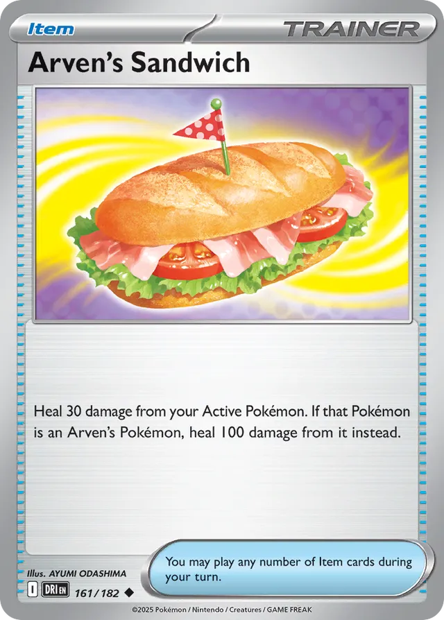 Arven's Sandwich Destined Rivals 161/182 Uncommon