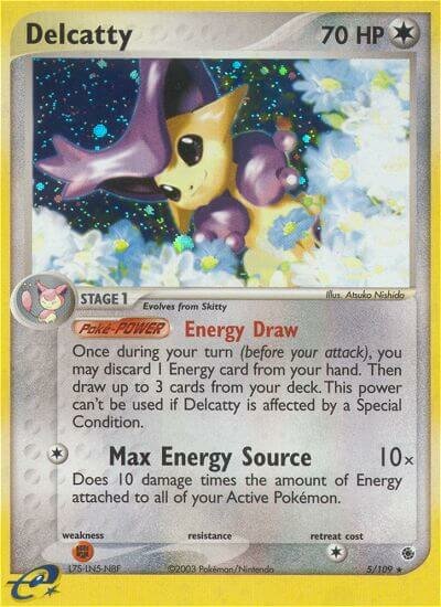 Delcatty Ruby & Sapphire 5/109 Rare Holo