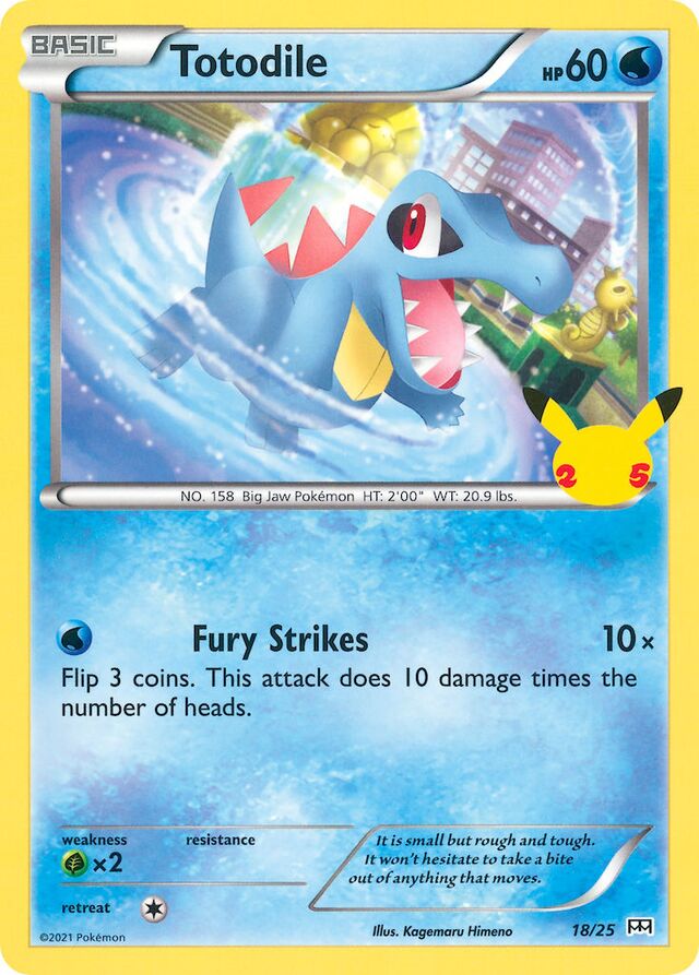 Totodile McDonald's Collection 2021 18/25 —