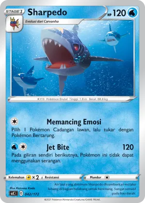 Sharpedo (Evolution V Starter Deck 042/172)