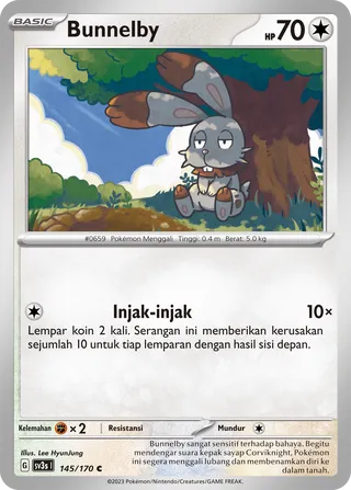 Bunnelby (Black Shine 145/170)