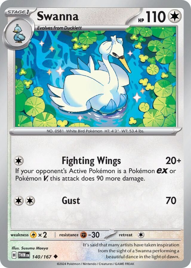 140/167 Swanna TWM Uncommon